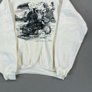 Significance Single Stitch Train Sweatshirt Made in Canada Men's Large